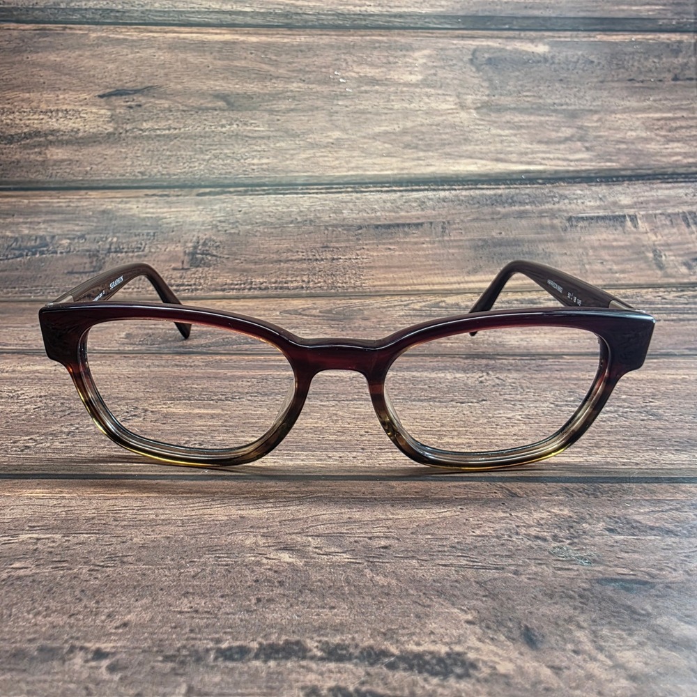 Seraphin Harrison 8662 Brown Ombre Eyeglasses Frames Handmade Japan 52-18-145